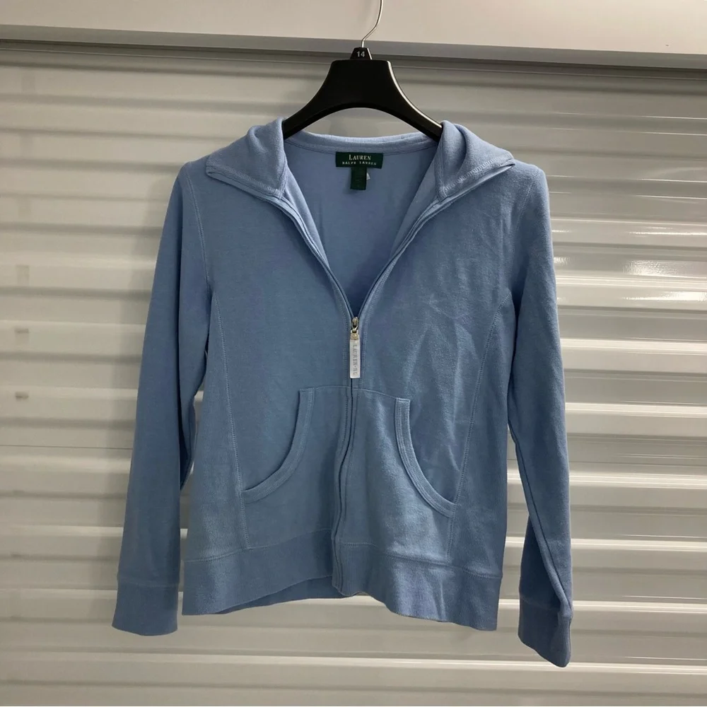 Ralph Lauren Soft Blue Knit Top